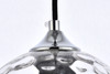 Living District LD2281C Cashel 8 inch chrome pendant