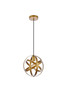 Living District LD2341BR Celeste 1 light brass pendant