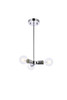 Living District LD2337C Reyes 3 lights chrome pendant