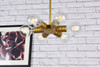 Living District LD2338BR Reyes 6 lights brass pendant