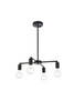 Living District LD2339BK Cairo 4 lights black pendant