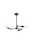 Living District LD2340BK Furlong 3 lights black pendant