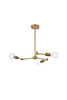 Living District LD2340BR Furlong 3 lights brass pendant