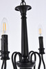 Living Disrict LD7042D14BK Flynx 4 lights pendant in black