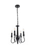 Living Disrict LD7042D14BK Flynx 4 lights pendant in black