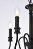 Living Disrict LD7043D17BK Flynx 4 lights pendant in black