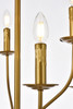 Living Disrict LD7046D24BR Westley 6 lights pendant in brass