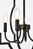 Living Disrict LD7065D20BK Sandara 4 lights pendant in black