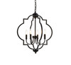 Living Disrict LD7065D20BK Sandara 4 lights pendant in black