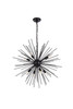 Living Disrict LD5051D30BK Timber 8 lights black pendant