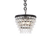 Elegant Lighting 1219D16BK/RC  Nordic 4 lights black pendant Elegant Lighting 1219D16BK/RC  Nordic 4 lights black pendant