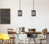 Living Disrict LD7073D9BK Levante 1 light pendant in black