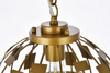 Living Disrict LD7075D12BR Levante 1 light pendant in brass