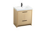 Elegant Décor VF46030MMP 30 inch single bathroom vanity in Maple