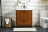 Elegant Décor VF46030MTK 30 inch single bathroom vanity in Teak