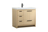 Elegant Décor VF46036MMP 36 inch single bathroom vanity in Maple