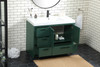 Elegant Décor VF46042MGN 42 inch single bathroom vanity in Green