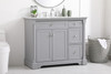 Elegant Décor VF53042GR 42 inch single bathroom vanity in  Grey