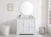 Elegant Décor VF53042WH 42 inch single bathroom vanity in  White