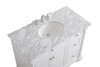 Elegant Décor VF53042WH 42 inch single bathroom vanity in  White