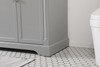 Elegant Décor VF53072DGR 72 inch double bathroom vanity in Grey