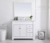 Elegant Decor VF50042WH 42 inch Single Bathroom Vanity set in White