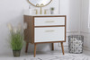 Elegant Decor VF41030WH-BS 30 inch bathroom Vanity in White with Backsplash