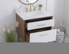 Elegant Decor VF41030WH-BS 30 inch bathroom Vanity in White with Backsplash