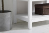Elegant Decor VF19030WH-BS 30 inch Single Bathroom Vanity in White with Backsplash