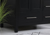 Elegant Decor VF18832BK-BS 32 inch Single Bathroom Vanity in Black with Backsplash