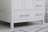 Elegant Decor VF18832WH-BS 32 inch Single Bathroom Vanity in White with Backsplash