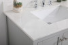 Elegant Decor VF16436GR-BS 36 inch Single Bathroom Vanity in Gray with Backsplash