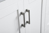 Elegant Decor VF17036WH-BS 36 inch Single Bathroom Vanity in White with Backsplash
