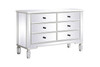 Elegant Decor MF6-1017AW 48 inch mirrored cabinet in antique white