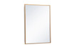 Elegant Decor MR572028BRS Metal mirror medicine cabinet 20 inch x 28 inch in Brass