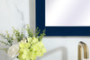 Elegant Decor VM21832BL Aqua vanity mirror 18x32 inch in blue