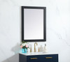 Elegant Decor VM22432BK Aqua vanity mirror 24x32 inch in black Elegant Decor VM22432BK Aqua vanity mirror 24x32 inch in black
