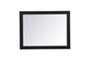 Elegant Decor VM22432BK Aqua vanity mirror 24x32 inch in black Elegant Decor VM22432BK Aqua vanity mirror 24x32 inch in black