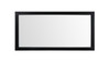 Elegant Decor VM27236BK Aqua vanity mirror 72x36 inch in black