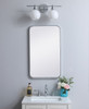 Elegant Decor MR801830S Soft corner metal rectangular mirror 18x30 inch in Silver Elegant Decor MR801830S Soft corner metal rectangular mirror 18x30 inch in Silver