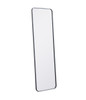 Elegant Decor MR801860S Soft corner metal rectangular mirror 18x60 inch in Silver