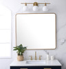 Elegant Decor MR803640BR Soft corner metal rectangular mirror 36x40 inch in Brass Elegant Decor MR803640BR Soft corner metal rectangular mirror 36x40 inch in Brass