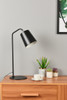 Living District LD2366BK Leroy 1 light black table lamp