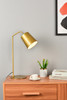 Living District LD2366BR Leroy 1 light brass table lamp