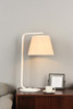 Living District LD2367WH Tomlinson 1 light white table lamp