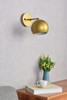 Living District LD2355BR Othello 1 light brass wall sconce