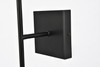 Living District LD2359BK Neri 1 light black and clear glass wall sconce