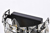 ELEGANT LIGHTING V2030W6BK/RC  Maxime 6 inch black wall sconce
