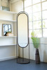KALALOU CLA1282 TALL OVAL FLOOR MIRROR