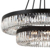 CRYSTORAMA ALI-B2026-CZ Alister 26 Light Charcoal Bronze Chandelier